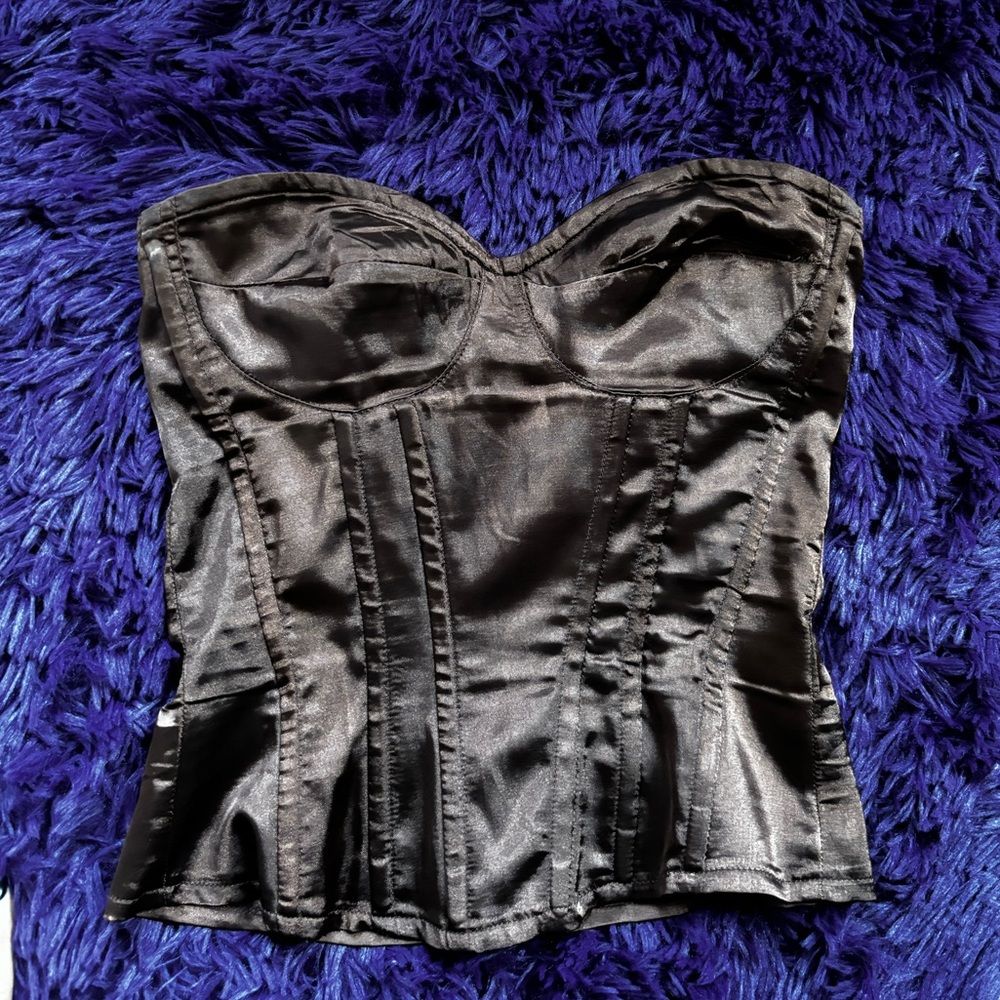 PLT BROWN CORSET TOP!